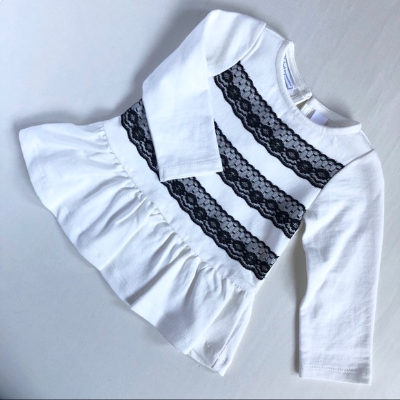 NWT-First Impression 2-piece White Top and Pants - Picture 2 of 9
